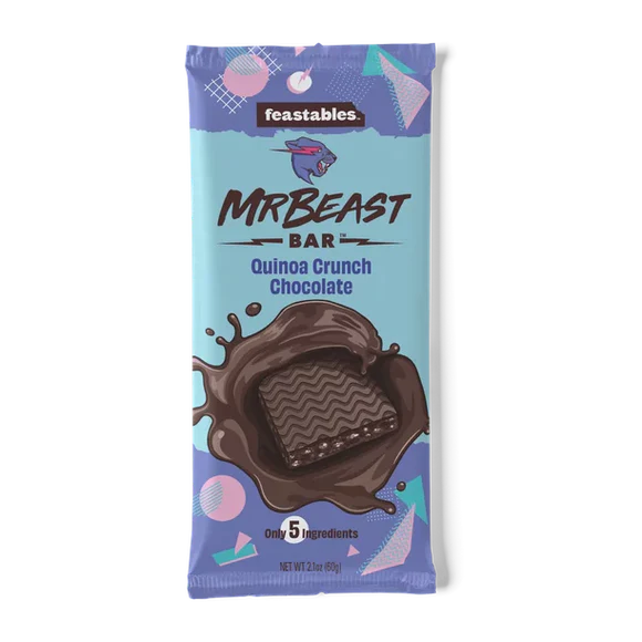 Feastables Mr Beast Bar Quinoa Crunch Chocolate 60g