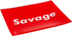 Savage Premium Glass Tray