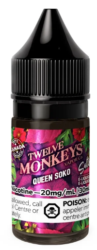 Twelve Monkeys Salts - Queen Soko 30ml