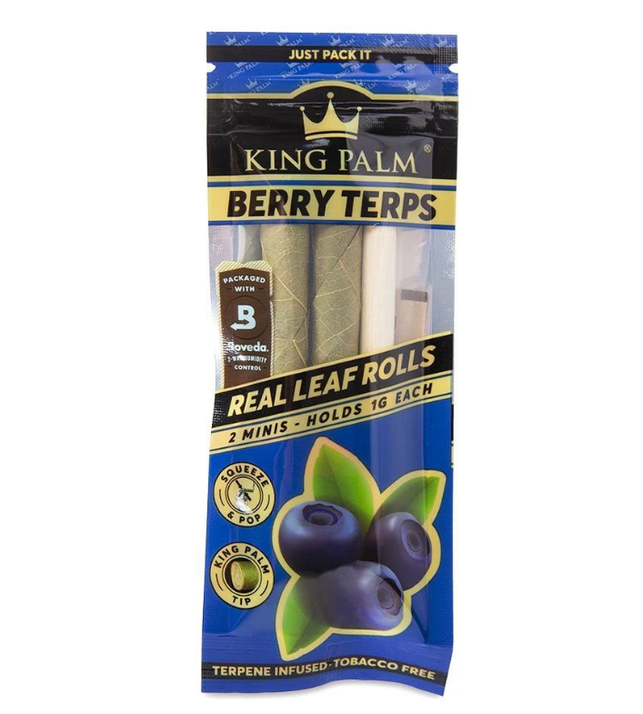 King Palm 2 Mini Rolls - Berry Terps