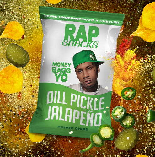 Rap Snacks - Money Bagg Yo Dill Jalapeno 2.5oz