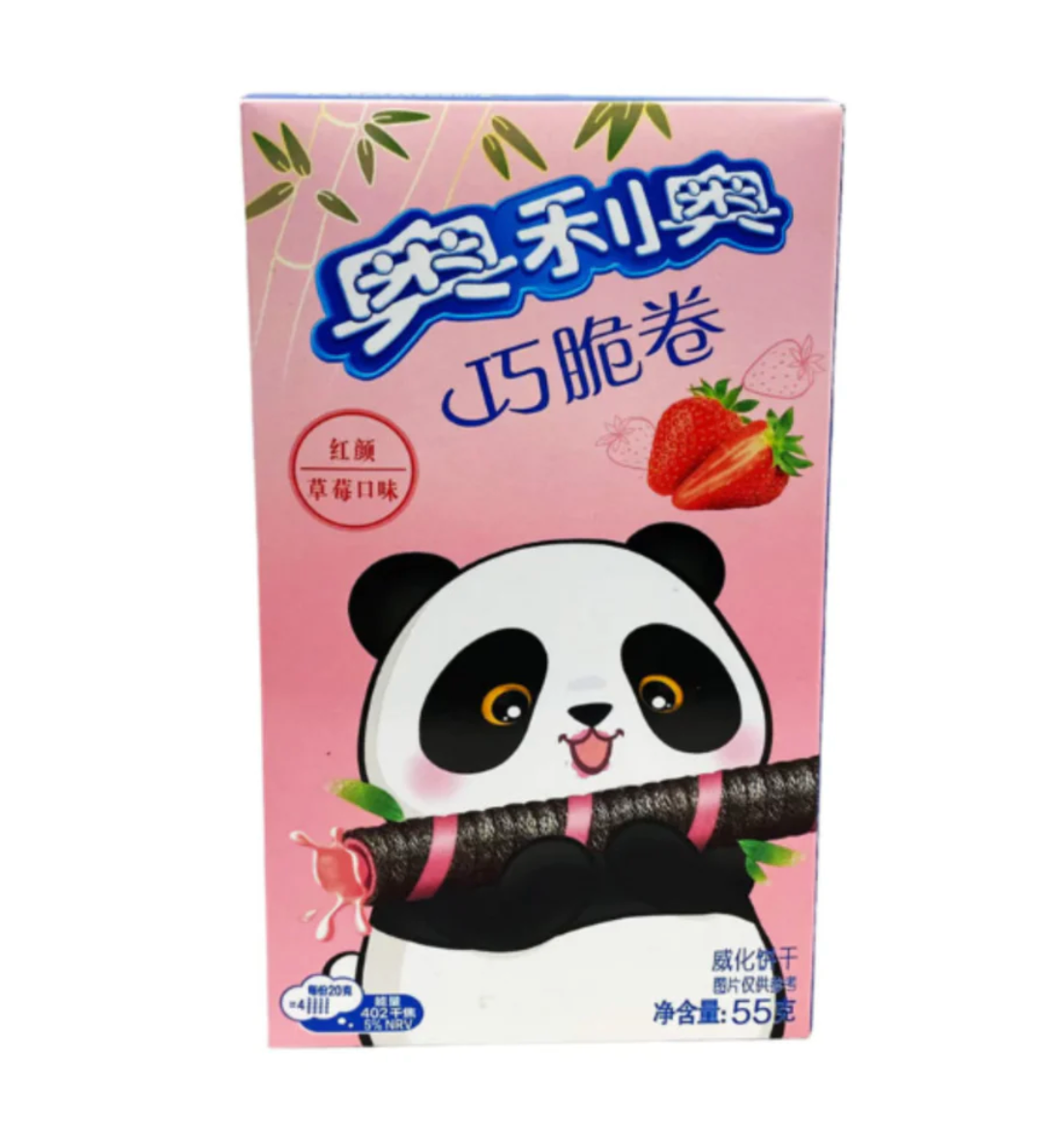 Oreo Wafer Rolls - Strawberry (Panda)