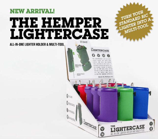 Hemper Lighter Case - Hemp Dispenser & Poker