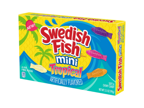 Swedish Fish - Tropical 3.5oz (Theater Box)