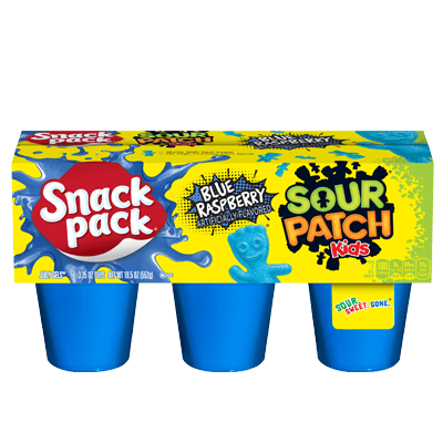 Snack Pack Sour Patch Kids Blue Raspberry