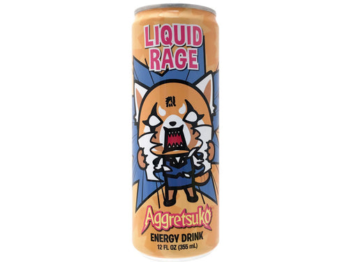 Boston America Liquid Rage Aggretsuko Energy Drink 355ml