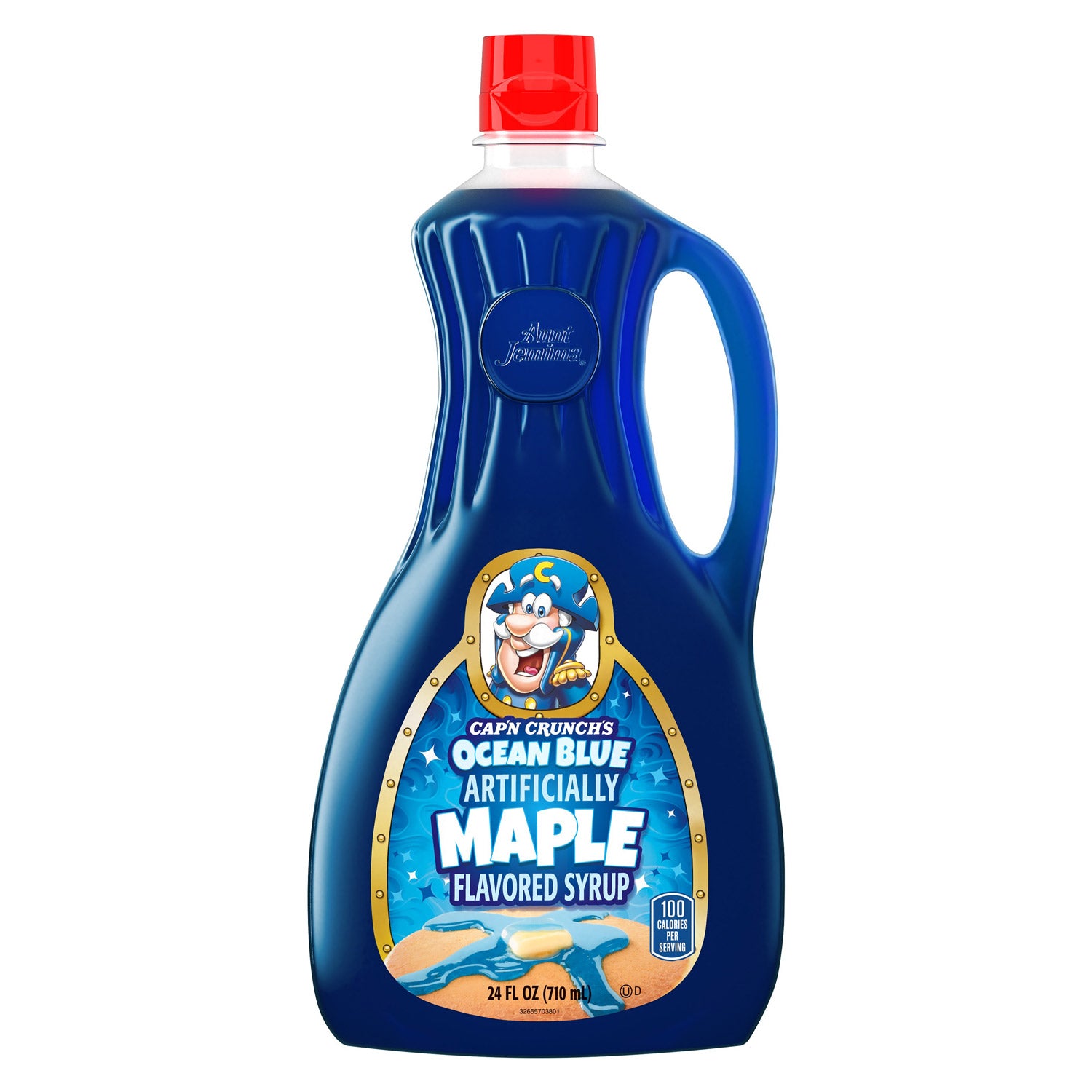 Cap'n Crunch's Ocean Blue Flavored Syrup