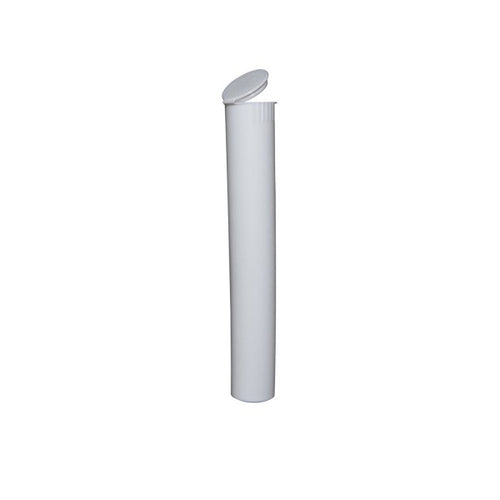 98mm Opaque Child Resistant Pre-roll Tubes White - The north Boro 