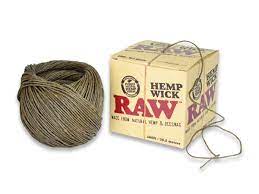 Raw Hemp Wick 100ft