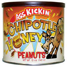 Ass Kickin’ Peanuts - Chipotle & Honey 340g (bb 09/02/23)