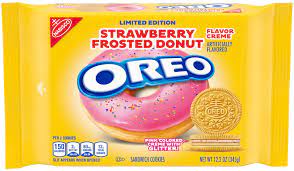 Oreo Strawberry Frosted Cookie