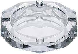 Hexagon Glass Crystal Hash Tray