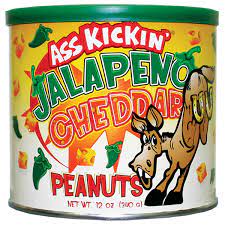 Ass Kickin’ Peanuts - Jalapeno Cheddar 340g