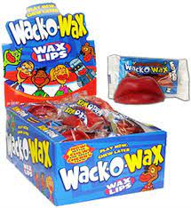 Wack-O-Wax 5 color Wax Lips