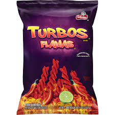 Sabritas Turbos Flamas Corn Snacks