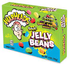 Theater Box Warheads Sour Jelly Beans 4oz