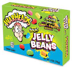 Theater Box Warheads Sour Jelly Beans 4oz (ex: 20apr2024)