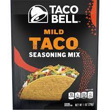 Taco Bell Mild Taco Seasoning Mix 28g (best if used by 25jun23)