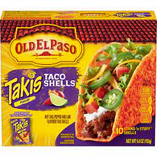 Old El Paso Takis Taco Shells 153g