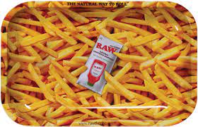 Rolling Tray - French Fries Raw