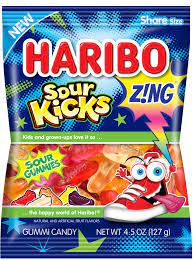 Haribo - Zing Sour Kicks 4.5oz