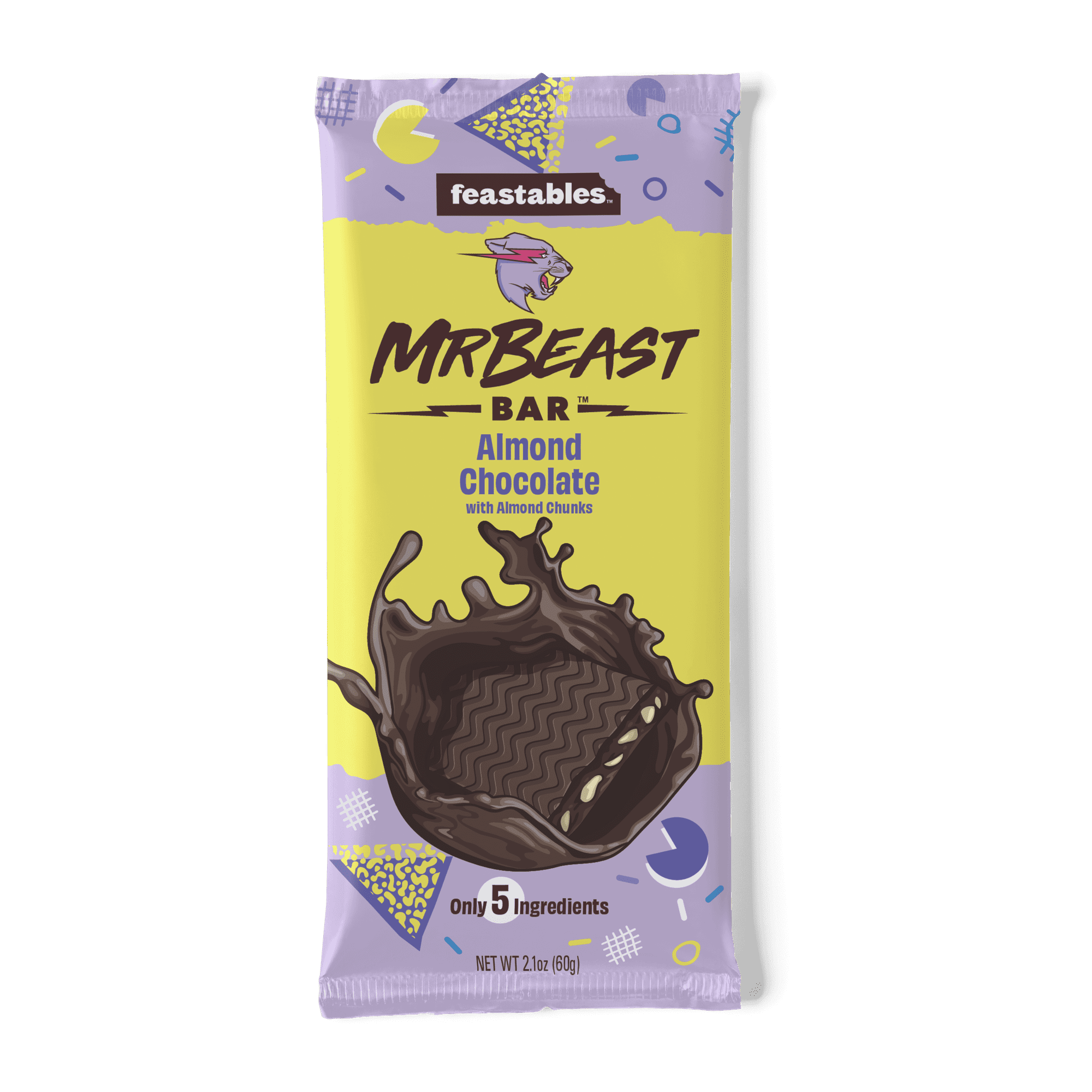 Feastables Mr Beast Bar Almond Chocolate 60g