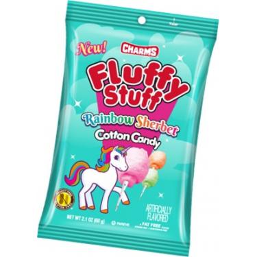 Charms Fluffy Rainbow Sherbet Cotton Candy 2.1oz