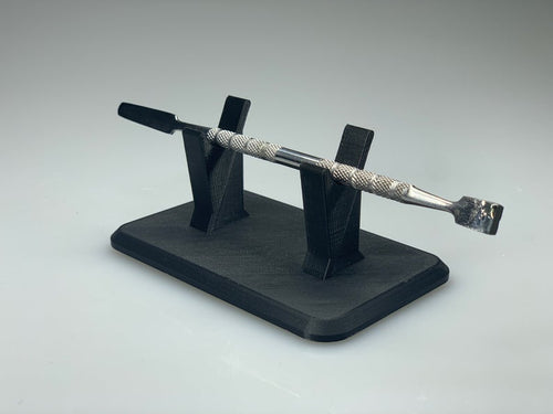 Single Dabber Stand - Black / Rack for holding one dab tool wand / holder for dabbing tools