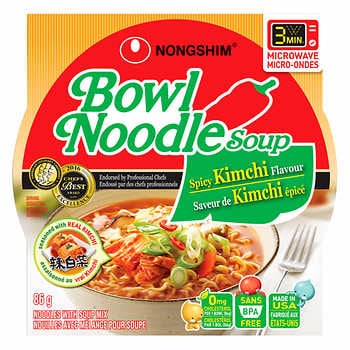 NONGSHIM Bowl Noodle Soup Spicy Kimchi