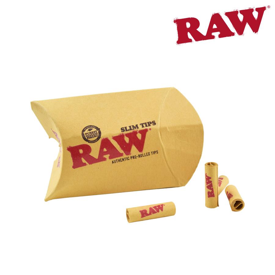 RAW Pre Rolled Slim Tips (21 Tips)