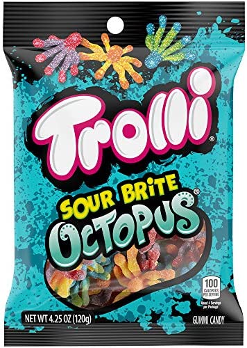 Trolli - Sour Brite Octopus 120g (CAD)