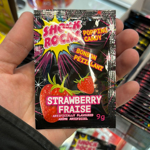 Shock Rocks - Strawberry 9g