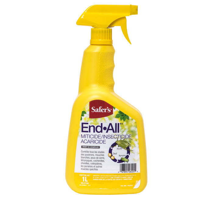 Safer’s End-All Miticide/Insecticide/Acaricide 1 liter