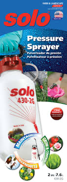 SOLO Pressure Sprayer 7.6L / 2 GAL