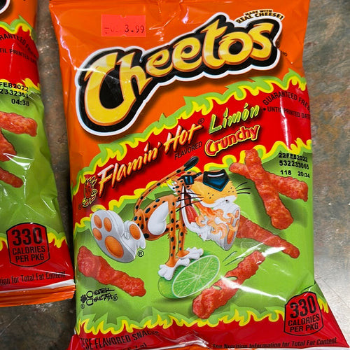 Cheetos Crunchy - Flaming Hot Limon