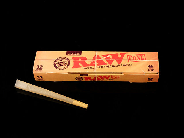 Raw - Pre Rolled Cones / 32 Pack King Size