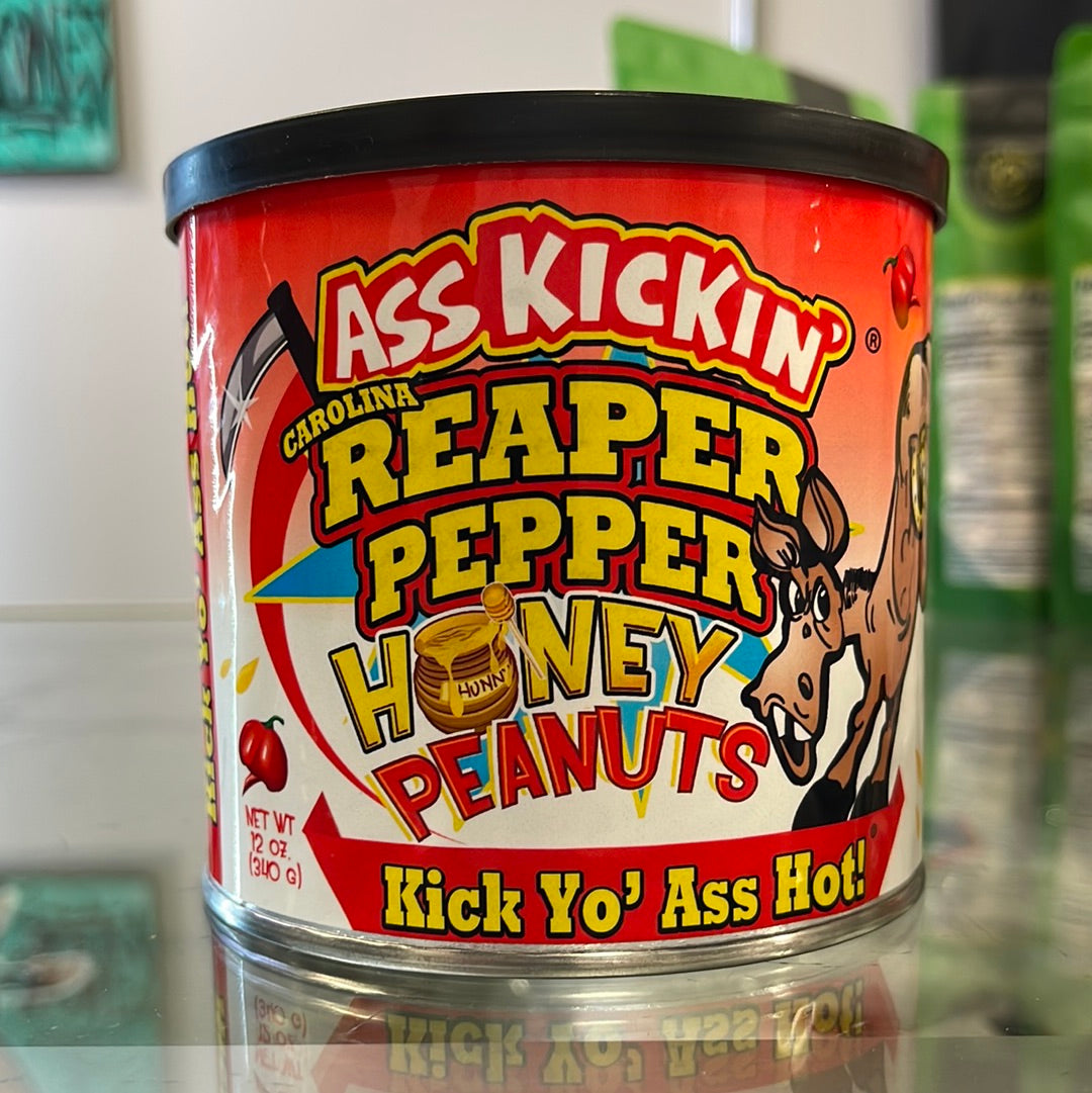 AssKickin’ Peanuts - Carolina Reaper Pepper Honey 340g