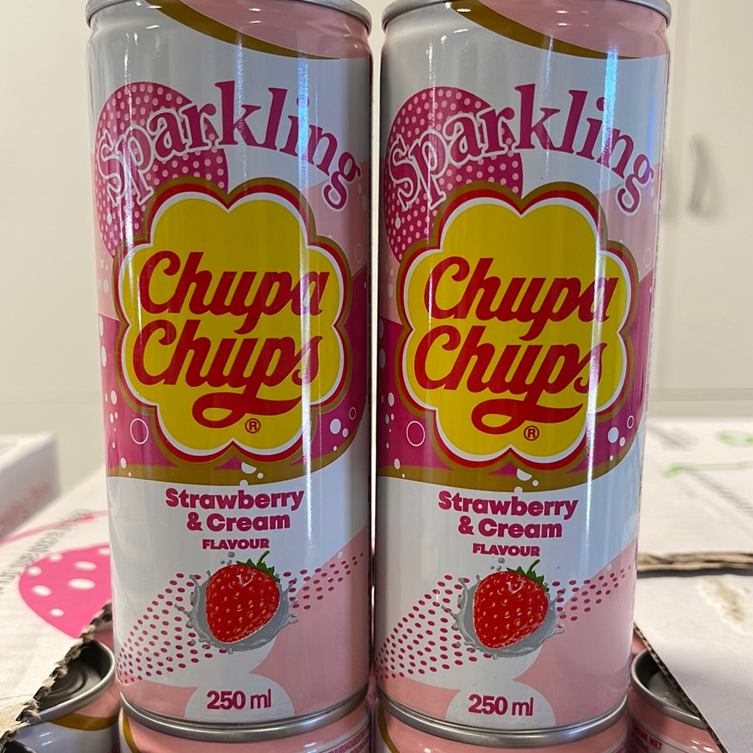 Chupa Chups - Strawberry & Cream 250ml