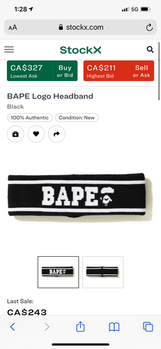 Bape HeadBand