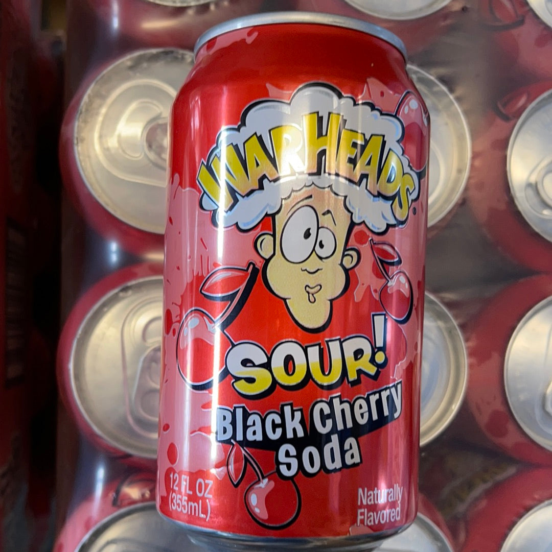 Warheads Soda - Black Cherry 355ml