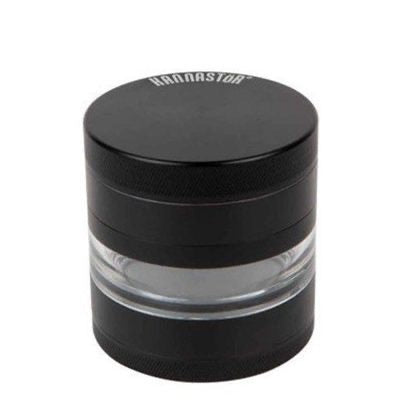 Kannastor - Solid Top/ Jar Body 2.5’’ Black