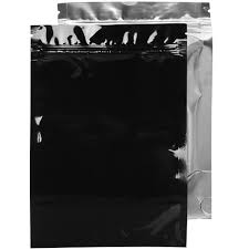 100PCS Clear/Silver/Black Flat Ziplock Mylar Bags - the north boro - quebec