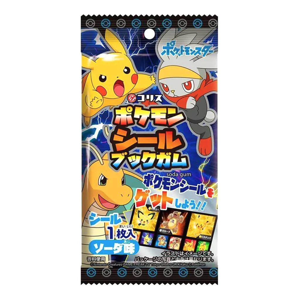 Coris Pokémon Seal Book Soda Gum 22g