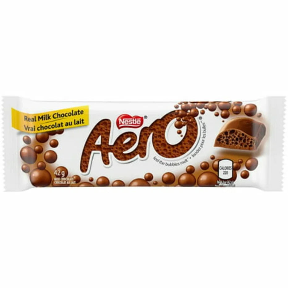 Nestle AERO Milk Chocolate Bar 42g