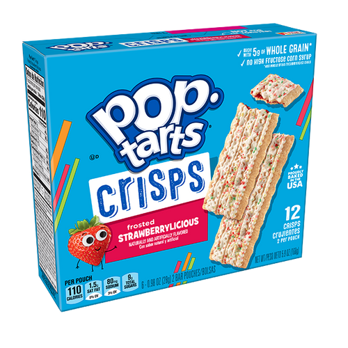 Pop-Tarts Thins Frosted Strawberrylicious Flavour