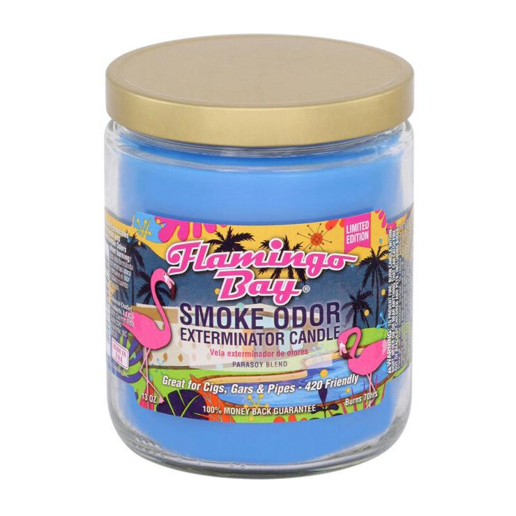 Smoke Odor 13oz Candle - Flamingo Bay
