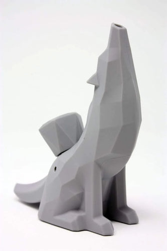 SILICONE WOLF RIG WITH GLASS BOWL