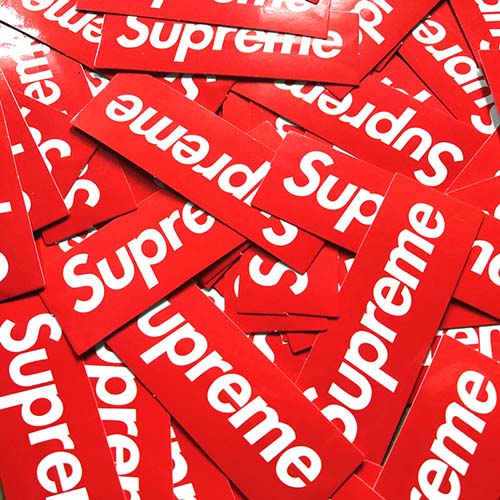 Supreme Red Sticker